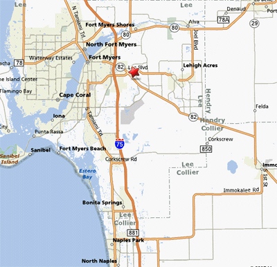 DSD Homes: Map of Lehigh Acres. DSD Homes builds new homes in Lee County, Collier County, Southwest Florida, SW Florida, Fort Myers, Cape Coral, Estero, Bonita Springs, and Naples.