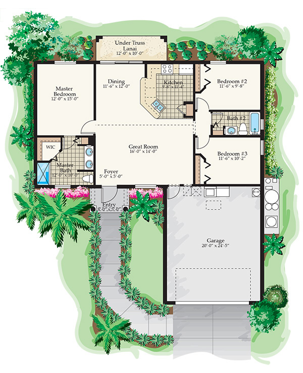 3 bedroom 2 bath :: Legacy :: DSD Homes